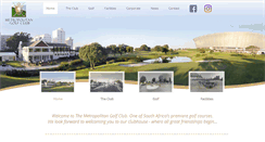 Desktop Screenshot of metropolitangolfclub.co.za